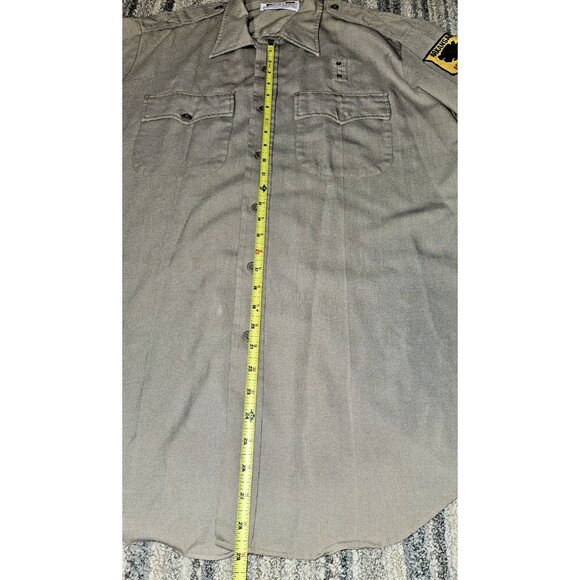 Vintage ARKANSAS FORESTRY COMMISSION Shirt with Patches COUNTY RANGER forest - Picture 8 of 10